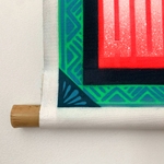 Huitzilopochtli | Canvas & Bamboo Scroll